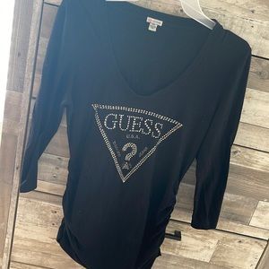 Guess woman’s long sleeve shirt black